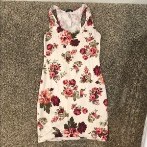floral bodycon dress